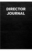 Director Journal: Director Journal with 110 Blank Lined Pages / Planner / Career / Co-Worker / Blank Line Job Gift (6 x 9 inches in size)