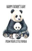 Happy father's day from your little panda