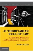 Authoritarian Rule of Law