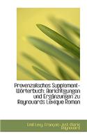 Provenzalisches Supplement-Worterbuch