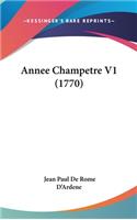 Annee Champetre V1 (1770)