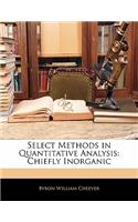 Select Methods in Quantitative Analysis
