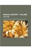 Annual Report (Volume 111-115)