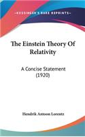 Einstein Theory Of Relativity