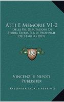 Atti E Memorie V1-2