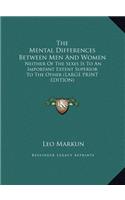 The Mental Differences Between Men and Women