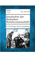 Geschichte Der Deutschen Rechtswissenschaft