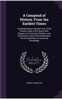Compend of History, From the Earliest Times