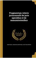 Fragmentum Veteris Jurisconsulti de Juris Speciebus Et de Manumissionibus