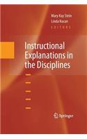 Instructional Explanations in the Disciplines