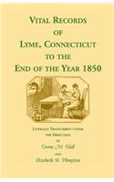 Vital Records of Lyme, Connecticut to the End of the Year 1850