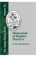 Memorials of Baptist Martyrs