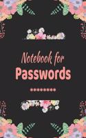 Notebook for Passwords