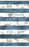 Undated Daily Planner - My Day, Meals & Notes