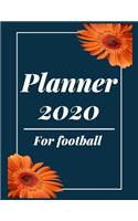 Planner 2020 for football: Pretty Simple Planner - 2020 Planner (8.5&#8242; x 11&#8242; ), 128 pages