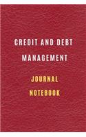 Credit and debt management Notebook