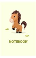 Cute Horse Animal Farm Notebook Birthday Gift