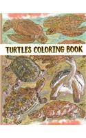 Turtles Coloring Book: Adult Coloring Book with Turtles Unique Design