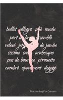 Practice Log For Dancers: Practice Log Book For Young Dancers