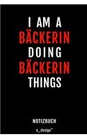 Notizbuch für Bäcker / Bäckerin
