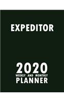 Expeditor 2020 Weekly and Monthly Planner: 2020 Planner Monthly Weekly inspirational quotes To do list to Jot Down Work Personal Office Stuffs Keep Tracking Things Motivations Notebook
