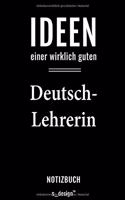 Notizbuch für Deutsch-Lehrer / Deutsch-Lehrerin