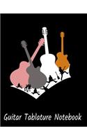 Guitar Tablature Notebook: 6 String Guitar Chord and Tablature Staff Music Paper for Guitar Players, Musicians, Teachers and Students 8.5"x 11" - 110 Pages