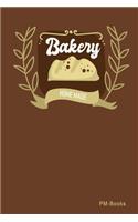 Bakery Home Made: Gepunktetes A5 Notizbuch oder Heft für Schüler, Studenten und Erwachsene
