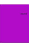 Composition Notebook: Purple College Ruled Notebook Trendy Notebook For Student, Teacher 8.5 x 11 - (110 College-ruled ... - Journal, Notebook, Diary, Composition Book)