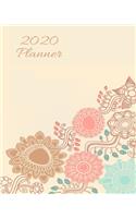 2020 Planner: 8"x10" Daily and Weekly Agenda Planner and Organizer V32