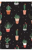 Bullet Journal: Awesome Cactus Bullet Journal - 120-Page 1/2 Inch Dot Grid Cactus Notebook - 6 X 9 Perfect Bound Paperback