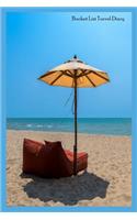 Bucket List Travel Diary: Beach Vacation Must-Go Destinations Planner Notebook