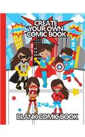 Create Your Own Comic Book - Blank Comic Book