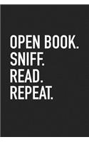 Open Book Sniff Read Repeat
