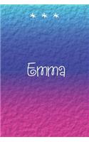 Emma: Vibrant Ombre Notebook