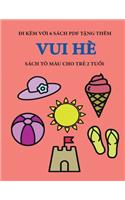 Sách tô màu cho trẻ 2 tuổi (Vui hè)