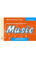 Write to Know: Nonfiction Writing Prompts for Elementary Music