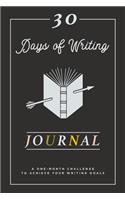 30 Days of Writing Journal