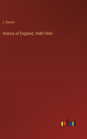 History of England, 1640-1660