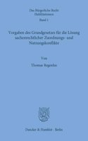 Vorgaben Des Grundgesetzes Fur Die Losung Sachenrechtlicher Zuordnungs- Und Nutzungskonflikte