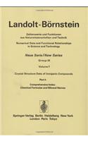 Comprehensive Index: Chemical Formulae and Mineral Names / Gesamtregister: Chemische Formeln Und Mineralnamen