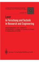 Laser in Forschung Und Technik / Laser in Research and Engineering