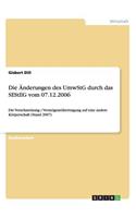 Die Änderungen Des Umwstg Durch Das Sesteg Vom 07.12.2006