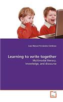 Learning to write together