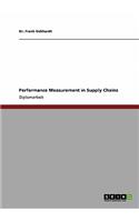 Performance Measurement in Supply Chains