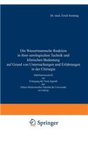 Wassermannsche Reaktion in Ihrer Serologischen Technik Und Klinischen Bedeutung Auf Grund Von Untersuchungen Und Erfahrungen in Der Chirurgie