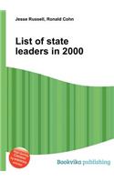 List of State Leaders in 2000