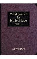 Catalogue de la Bibliothèque Partie 1