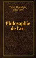 Philosophie de l'art