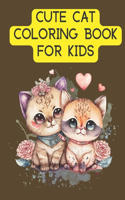 Cute Cat Coloring Book For kids